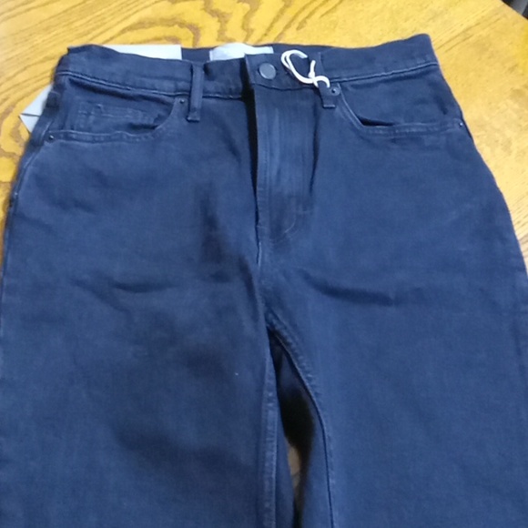 EVERLANE 25 CROP Womens FADED BLACK Jeans DENIM Pants New CHEEKY ORGANIC COTTON - Picture 2 of 11